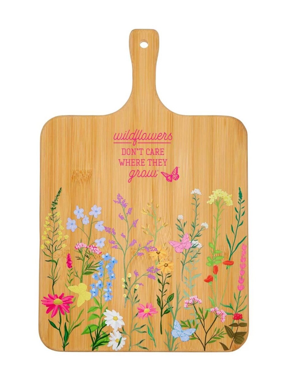 Dolly Parton Wood Cutting Board 'Wildflowers Don't Care Where They Grow'